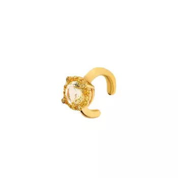 Кафф Hefty Cuff Gold Citrine