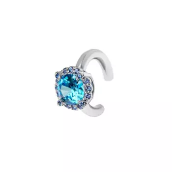 Кафф Hefty Cuff Silver Blue