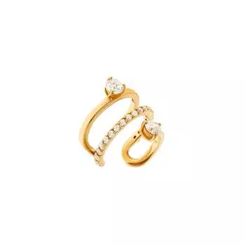 Кафф Triple White Topaz Cuff