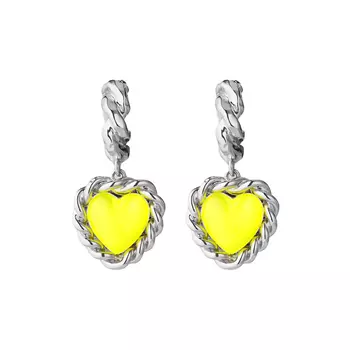 Клипсы Limelight Neon Yellow Earrings