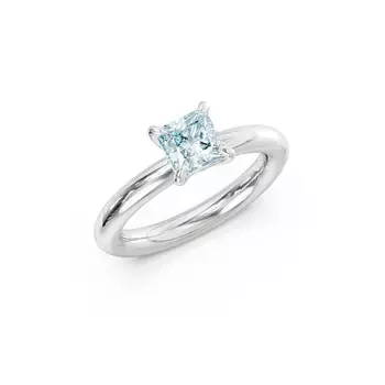 Кольцо Aquamarine Zirconia Ring