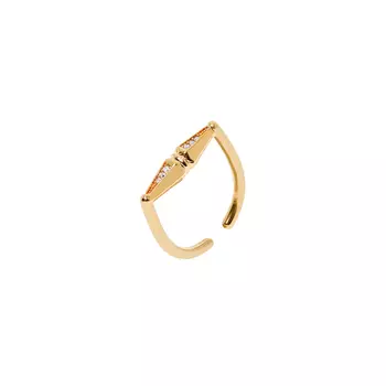 Кольцо Bicone Gold Ring
