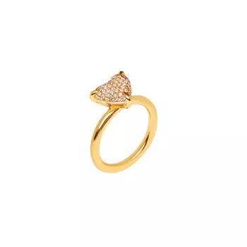 Кольцо Big Spangled Heart Ring – Gold