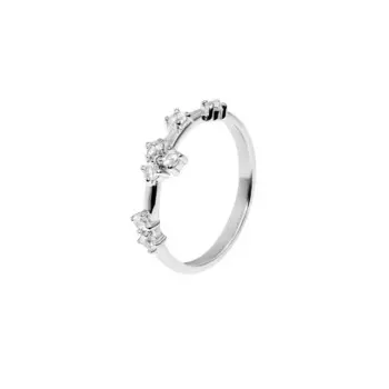 Кольцо Crystal Knuckle Ring - Silver