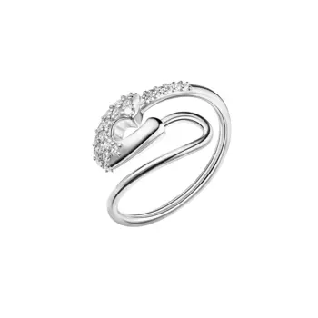 Кольцо Curved Pin Ring - Silver