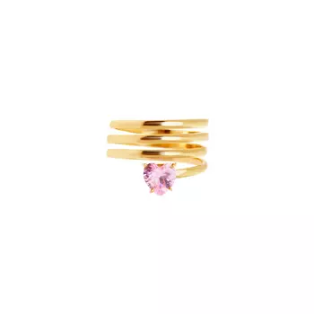 Кольцо Entwined Heart Ring – Pink