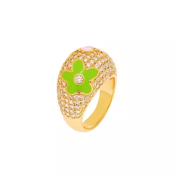 Кольцо Flower Lover Dome Ring – Gold