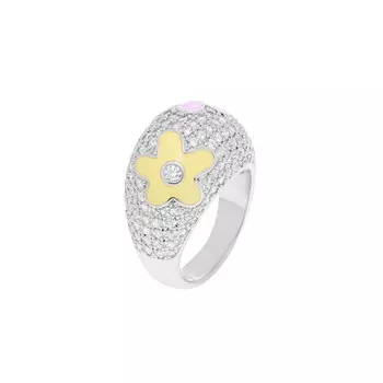 Кольцо Flower Lover Dome Ring – Silver