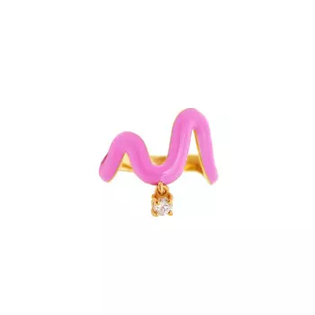 Кольцо Fuchsia Wave Ring