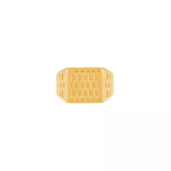 Кольцо Fused Woven Square Signet Ring