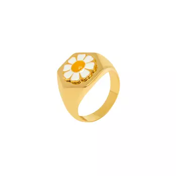 Кольцо Gold Daisy Ring