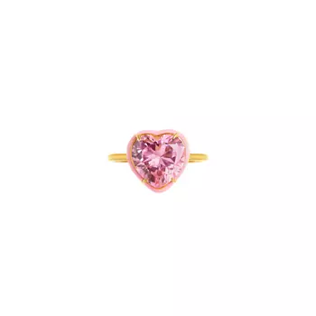 Кольцо Heart Macaroon Ring – Raspberry