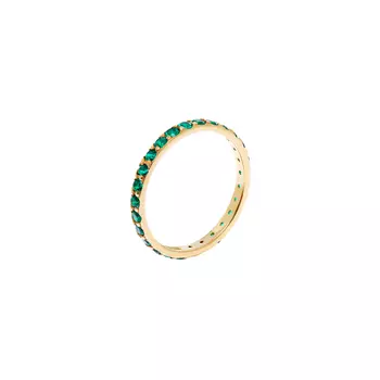 Кольцо Pave Ring – Gold Green