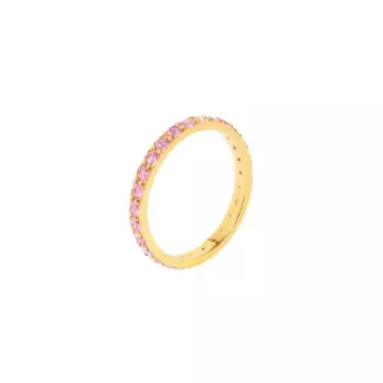 Кольцо Pave Ring - Gold Pink
