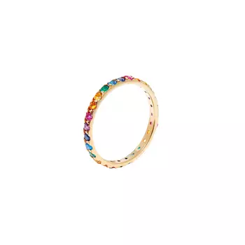 Кольцо Pave Ring – Gold Rainbow
