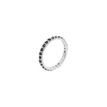Кольцо Pave Ring – Silver Black
