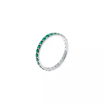 Кольцо Pave Ring – Silver Green