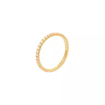 Кольцо Pave Tiny Ring – Gold Pink