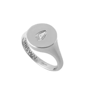 Кольцо-печатка Drop Ring