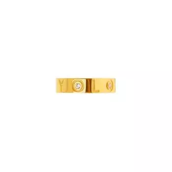 Кольцо Reminder Ring – YOLO Gold