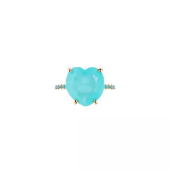 Кольцо Sex in the City Ring – Gold Matt Green