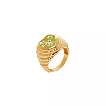 Кольцо Shiny Heart Ring – Light Green