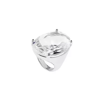 Кольцо Silver Ring With A Massive Oval Crystal