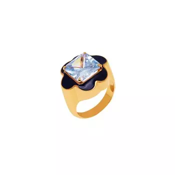 Кольцо Stern Flower Ring – Black