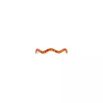 Кольцо Wave Pave Ring – Gold Orange