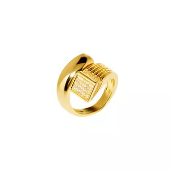 Кольцо Wreathy Signet Ring