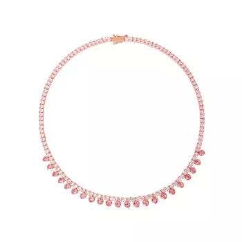 Колье Amour Pink Heart Necklace