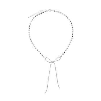 Колье Ball Bow Chain Necklace