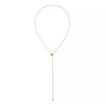 Колье Ball Chain Star Necklace - Gold