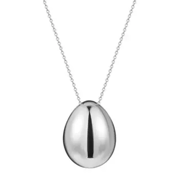 Колье Big Boiled Egg Necklace - Silver