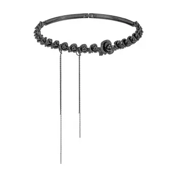 Колье Big Rosa Secret Garden Necklace - Black