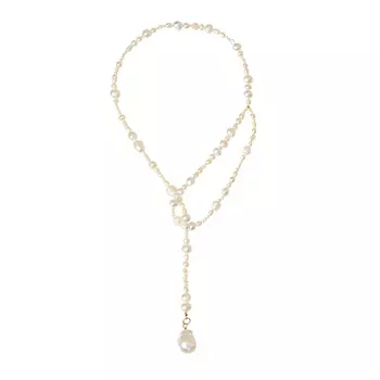 Колье Coarse And Fine Tie Necklace