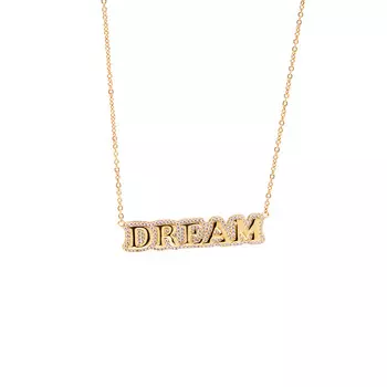 Колье Dream Stamp Necklace - Gold