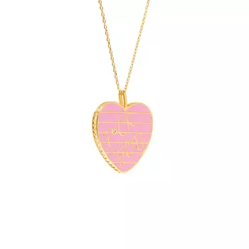 Колье F*ck You Necklace – Pink