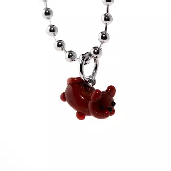 Колье Favorite Fluffy Necklace - Chocolate British Cat