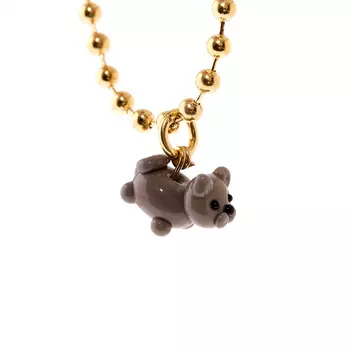 Колье Favorite Fluffy Necklace - Grey Cat