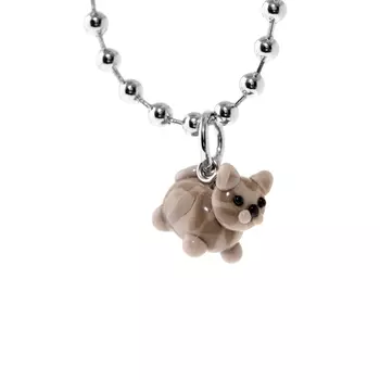 Колье Favorite Fluffy Necklace - Grey Tabby Cat
