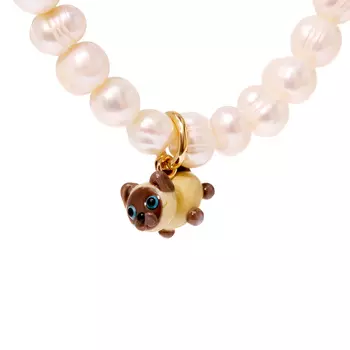 Колье Favorite Fluffy Pearl Necklace - Cat