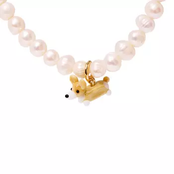 Колье Favorite Fluffy Pearl Necklace - Dog