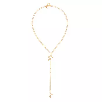 Колье Gold Star Tie Necklace