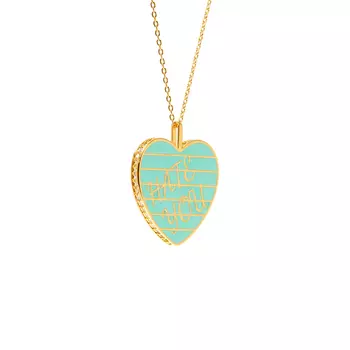 Колье Hate You Necklace – Mint