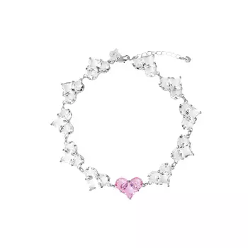 Колье Hefty Heart Chain Necklace – Silver