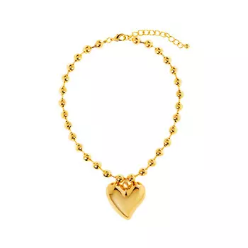 Колье Hefty Heart Necklace – Gold