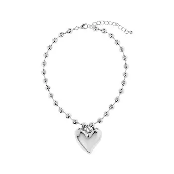 Колье Hefty Heart Necklace – Silver