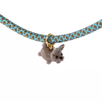 Колье Knitted Cutie Necklace - French Bulldog