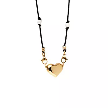 Колье Knitted Heart Necklace – Gold